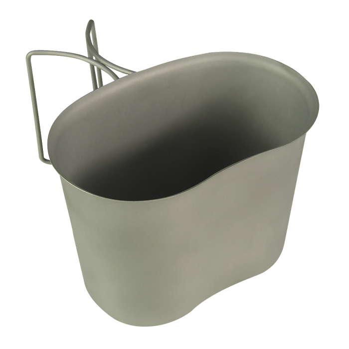 Wire Handle Stainless Steel Canteen Cup