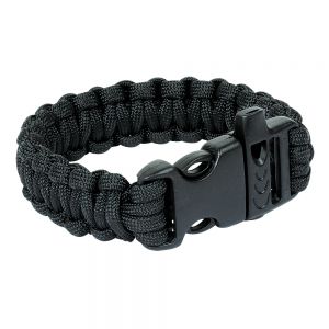 NYLON SURVIVAL BRACELET W/ WHISTLE