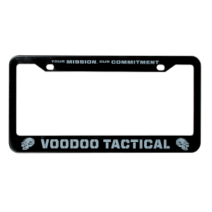 07-9600000000-voodoo-license-plate-frame-gray