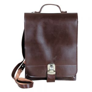 CZECH BROWN LEATHER MAP CASE