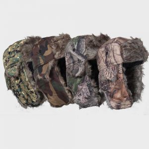 TRAPPER/BOMBER HATS (12 PACK/ASSORTED CAMO)