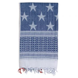 Woven Coalition Desert Scarves Red White and Blue