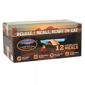CAMP READY MEALS -  DELUXE / MRE 12 COMPLETE MEALS  