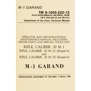 M-1 GARAND TM 9-1005-222-12