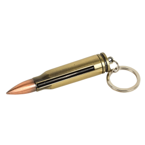 BULLET KEYCHAIN WITH FIRE STARTER